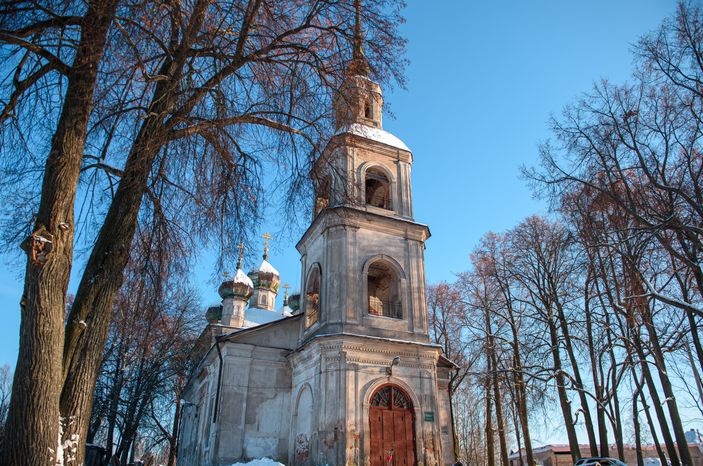Зимние виды города Калязин