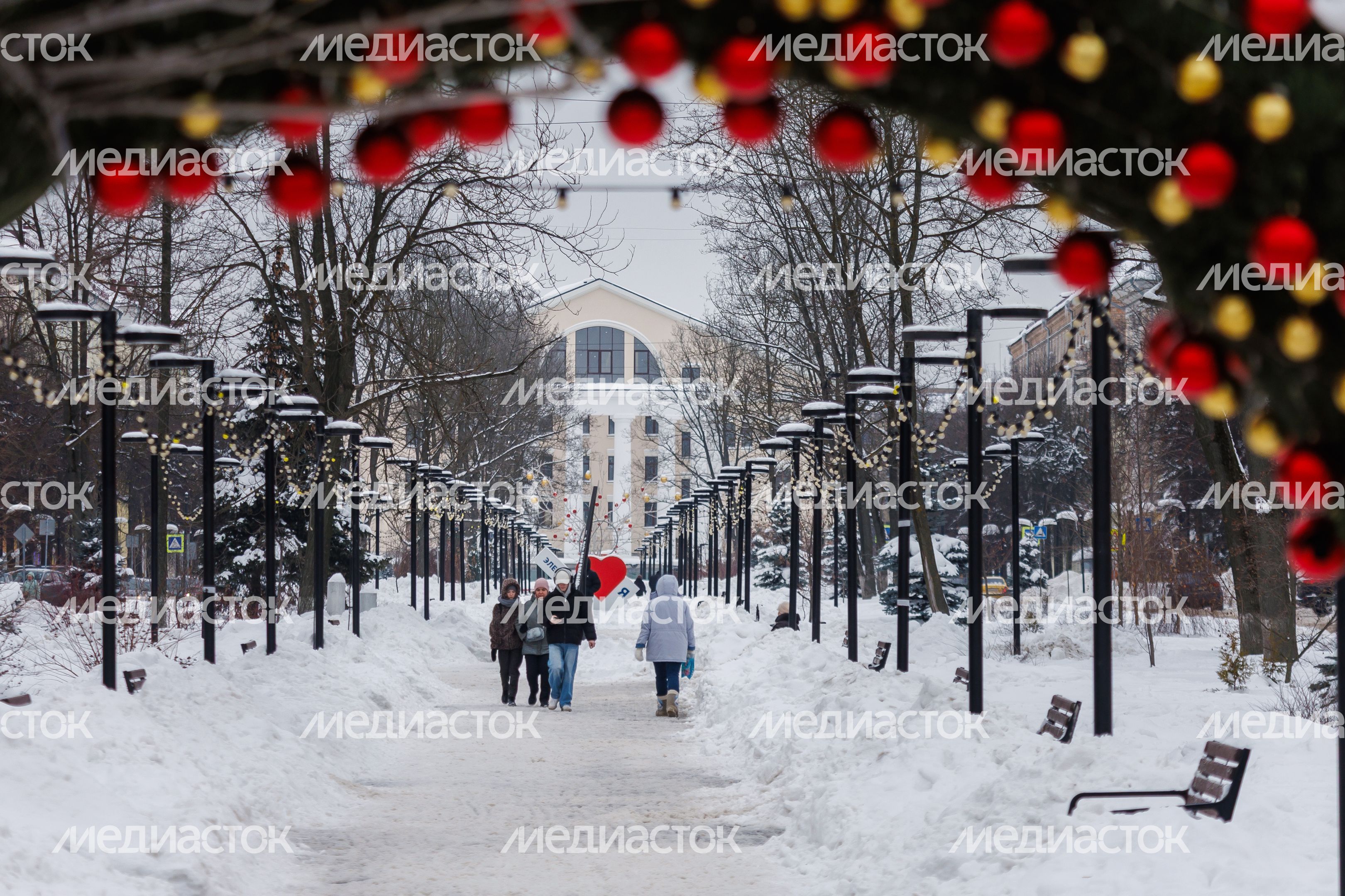 Электросталь. Зимние виды города
