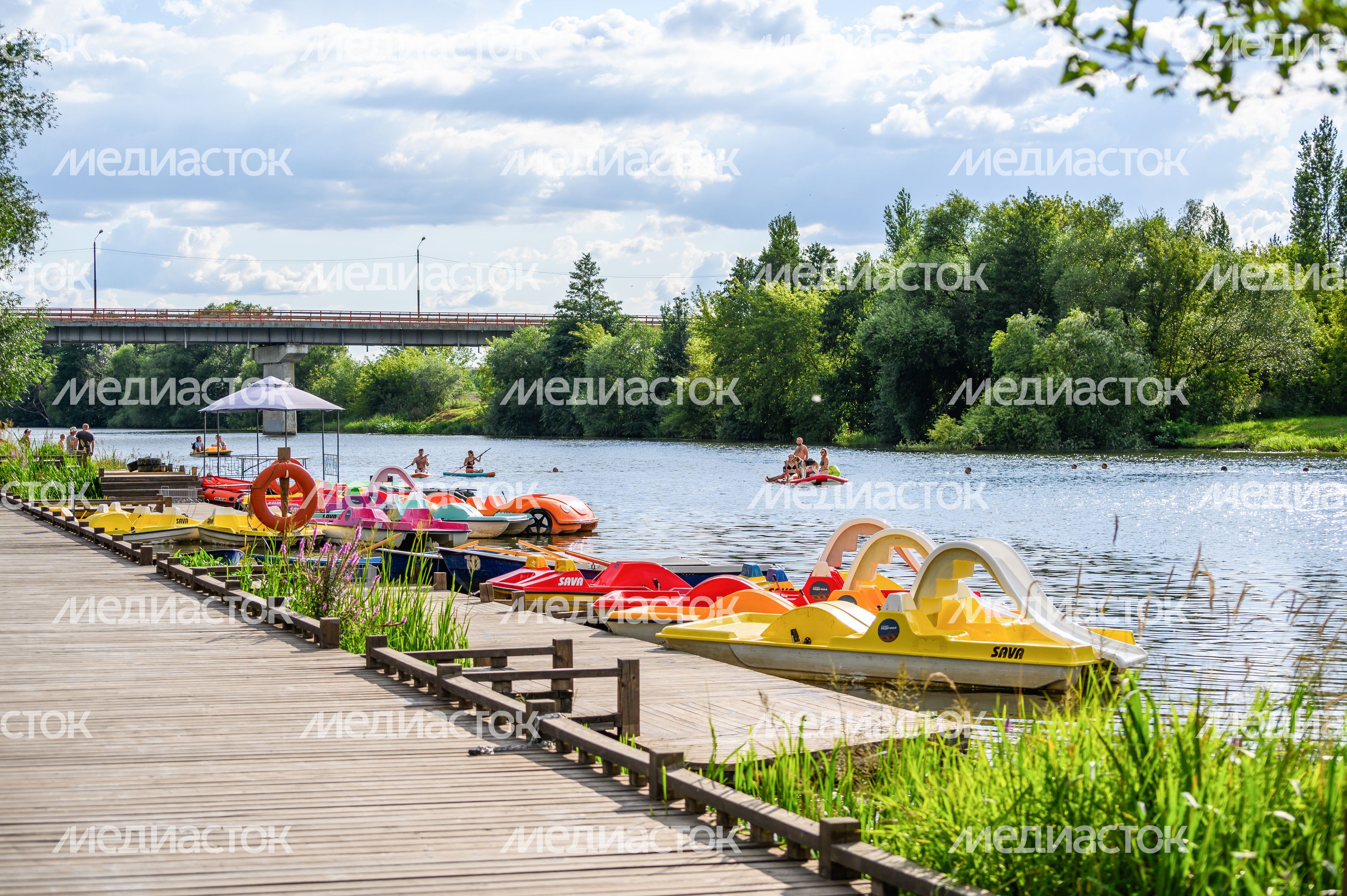 Городской пляж Зарайска