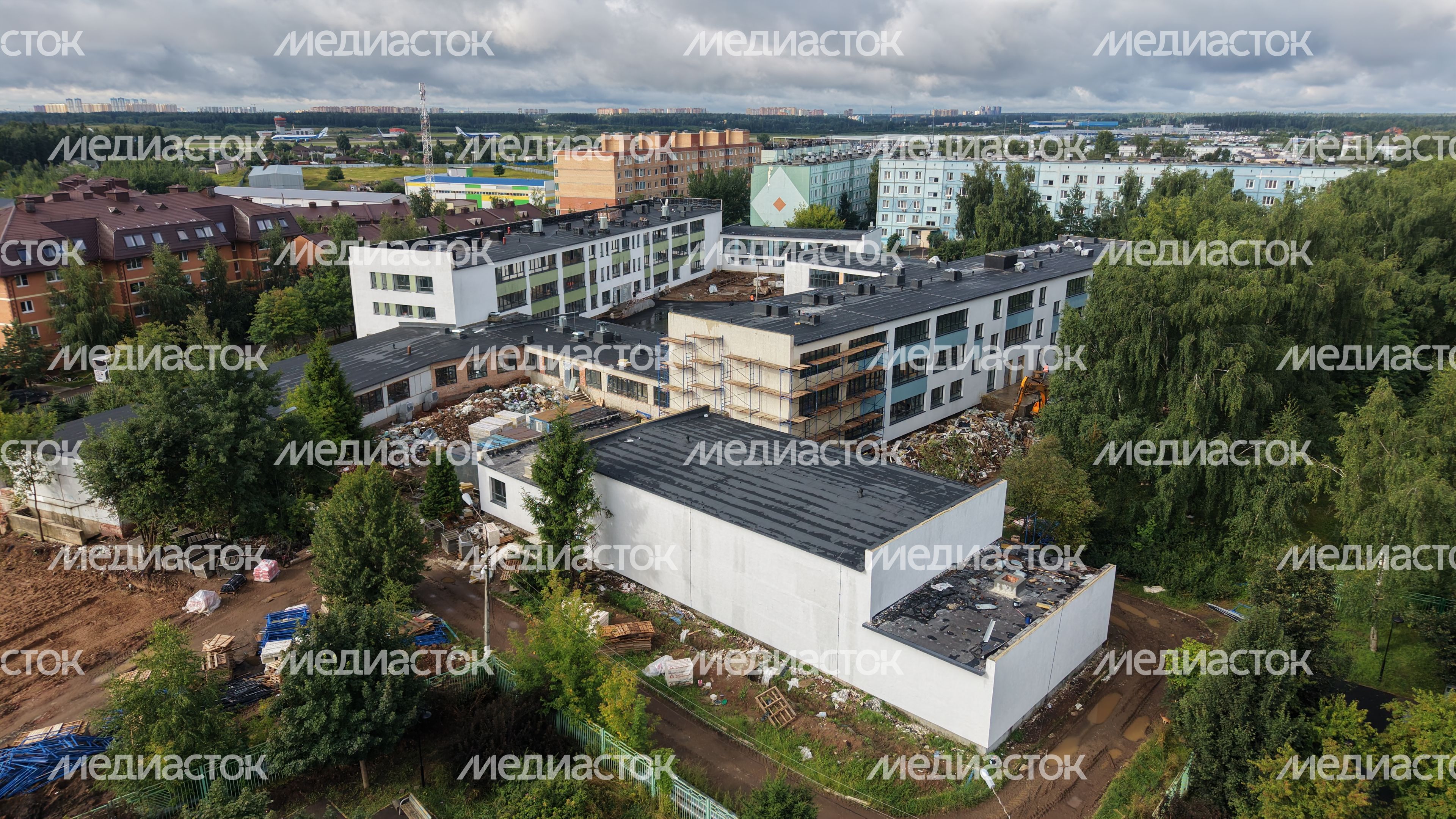 Капитальный ремонт в Луневской СОШ, г.о. Химки
