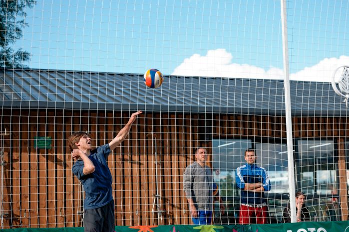 Пляжный волейбол на новой площадке «Пойма volley» в Красногорске