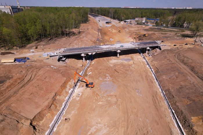Строительство двух участков Южно-Лыткаринской автодороги