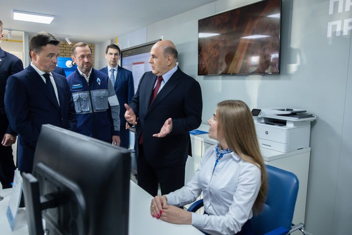 Встреча Губернатора Андрея Воробьева и Председателя Правительства РФ Михаила Мишустина