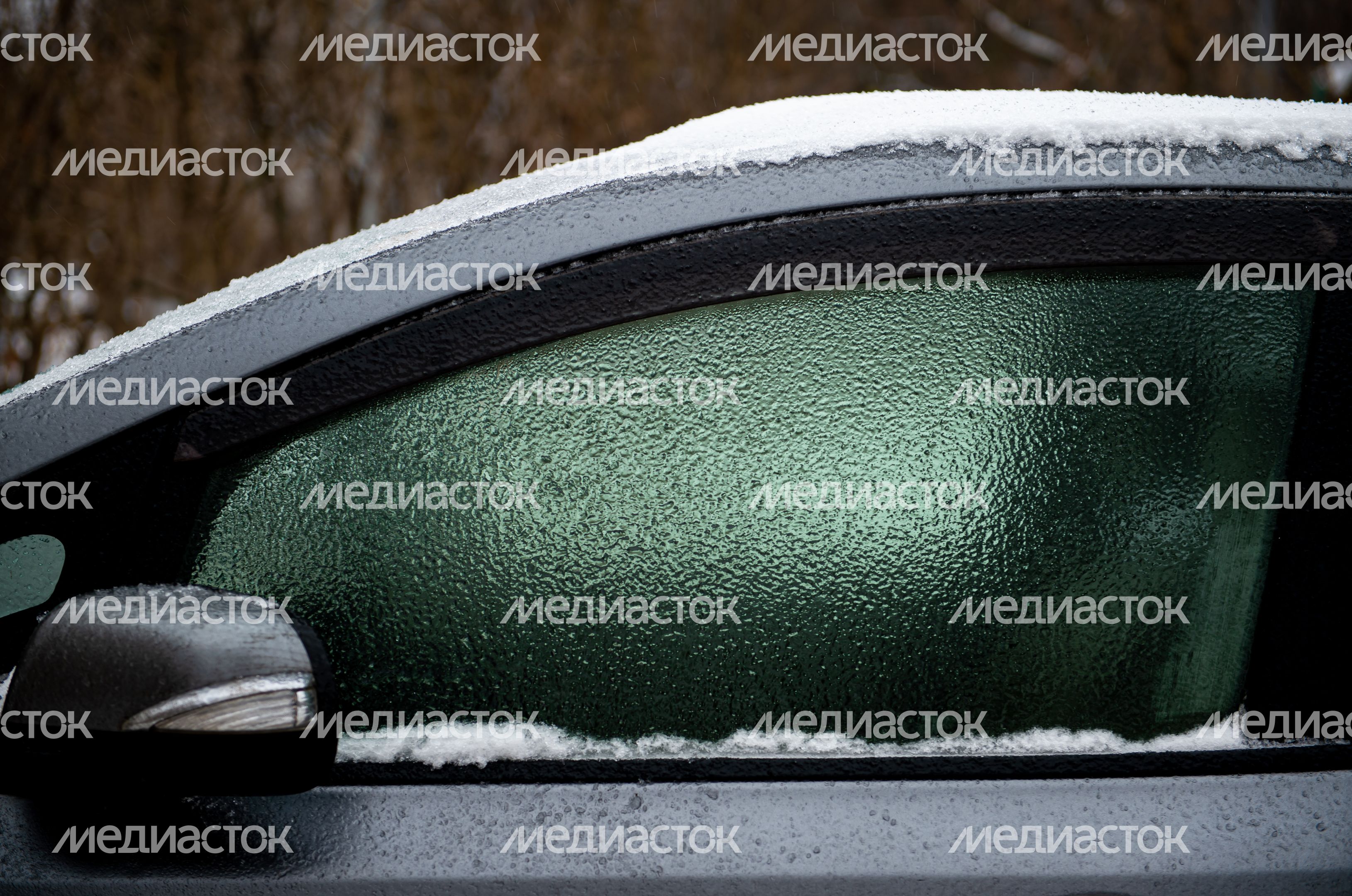 Последствия ледяного дождя в Москве