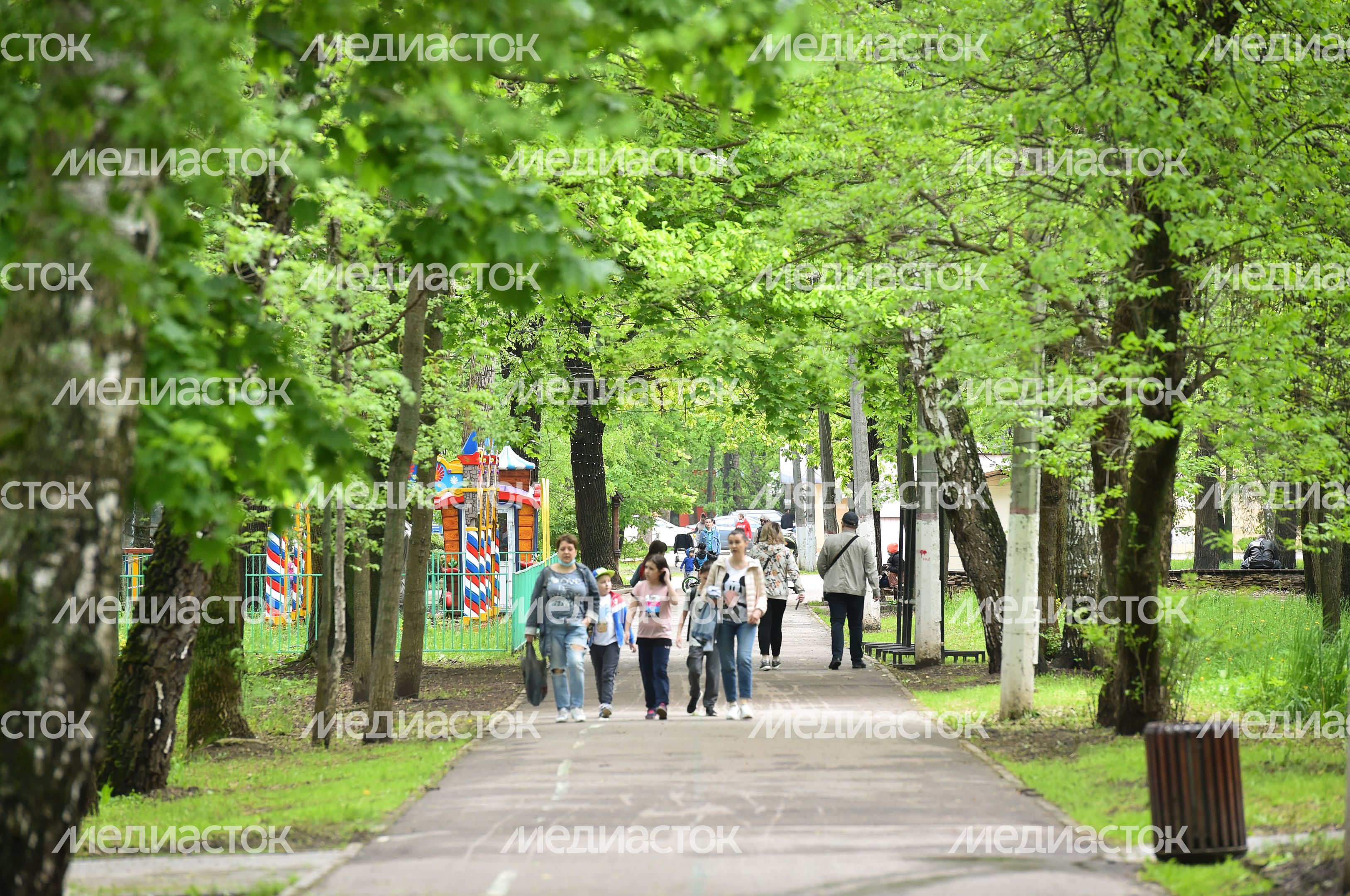 Открытие парков в Подмосковье