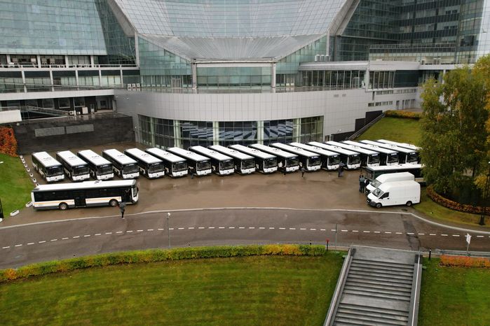 В филиалы "Мострансавто" передана очередная партия автобусов ЛиАЗ-5292
