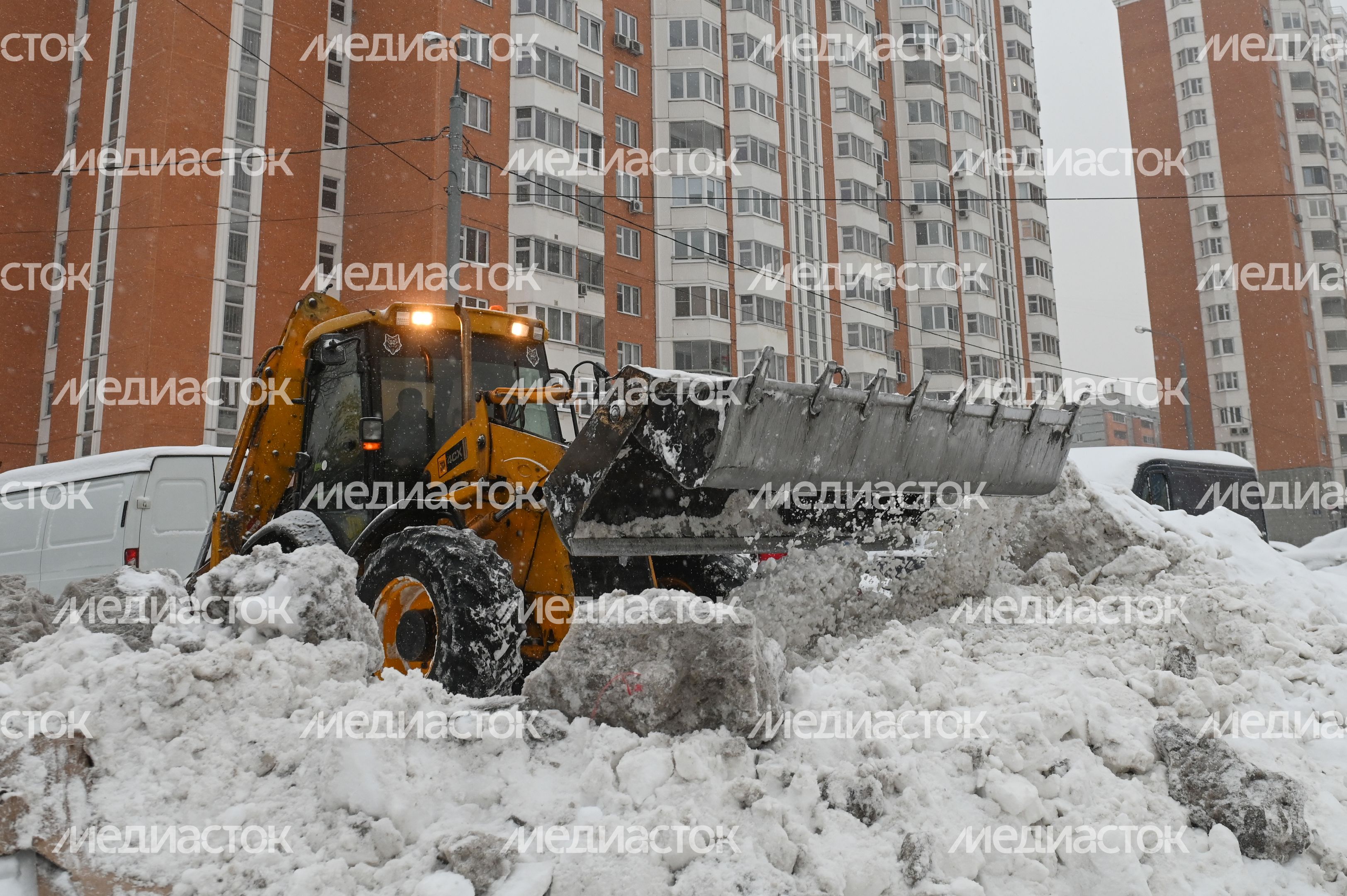 Снегопад в Люберцах