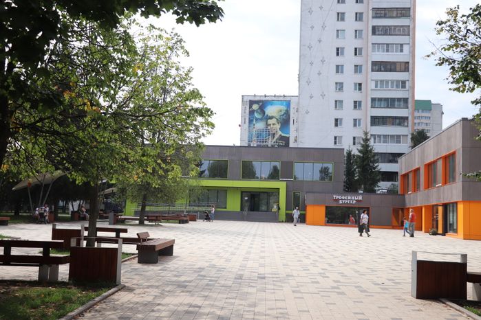 Благоустройство Голубиной площади в Краснознаменске