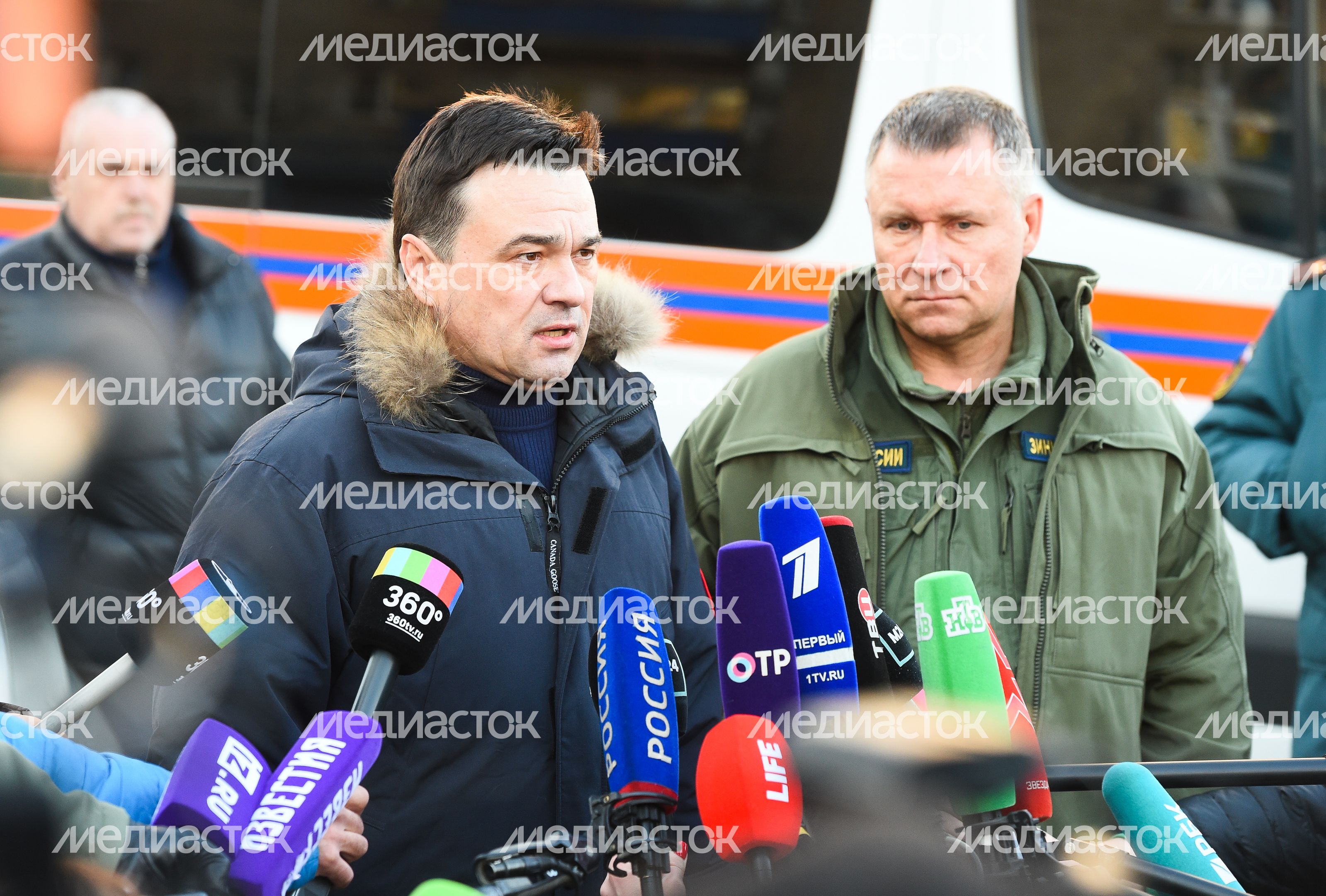 Кадры с места взрыва газа в многоквартирном доме в Орехово-Зуеве