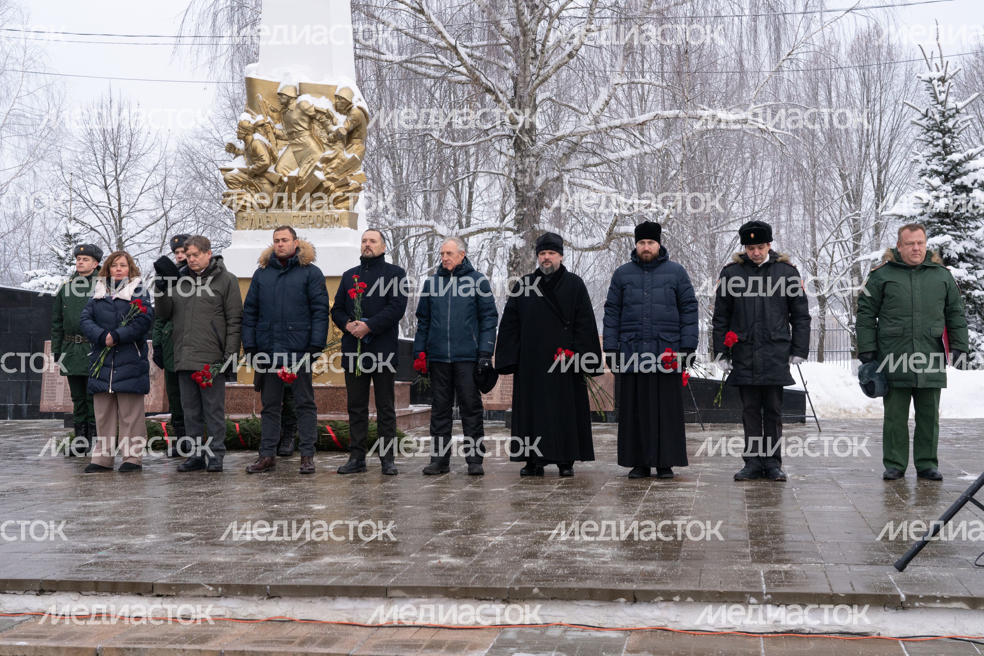 Красногорск. Митинг «Битва под Москвой» в деревне Нефедьево