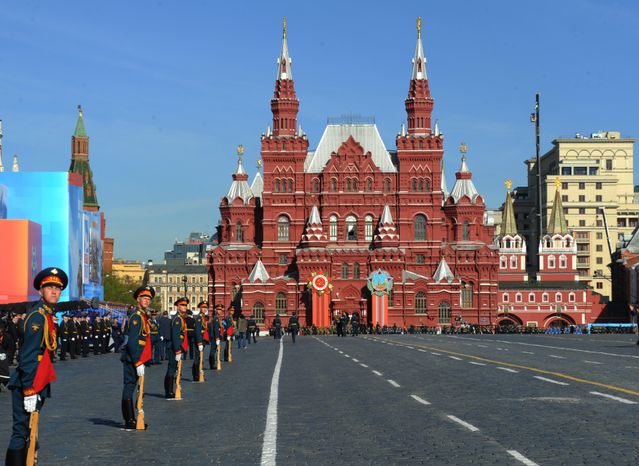 Генеральная репетиция парада Победы на Красной площади
