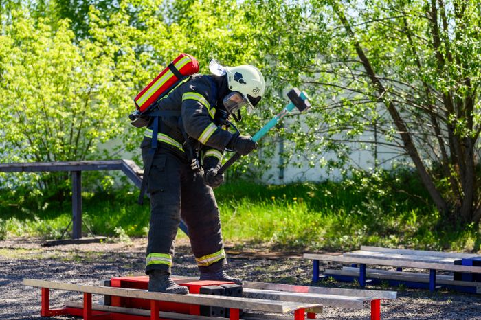 Соревнования спасателей в Ногинске Богородского округа