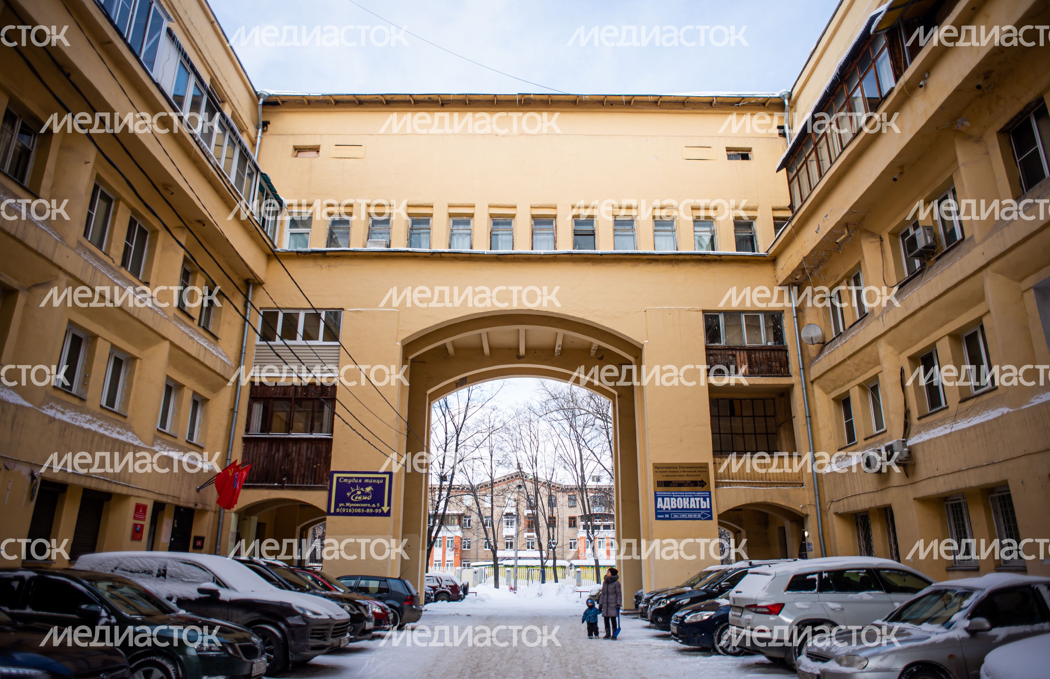 Зимние виды города Жуковский