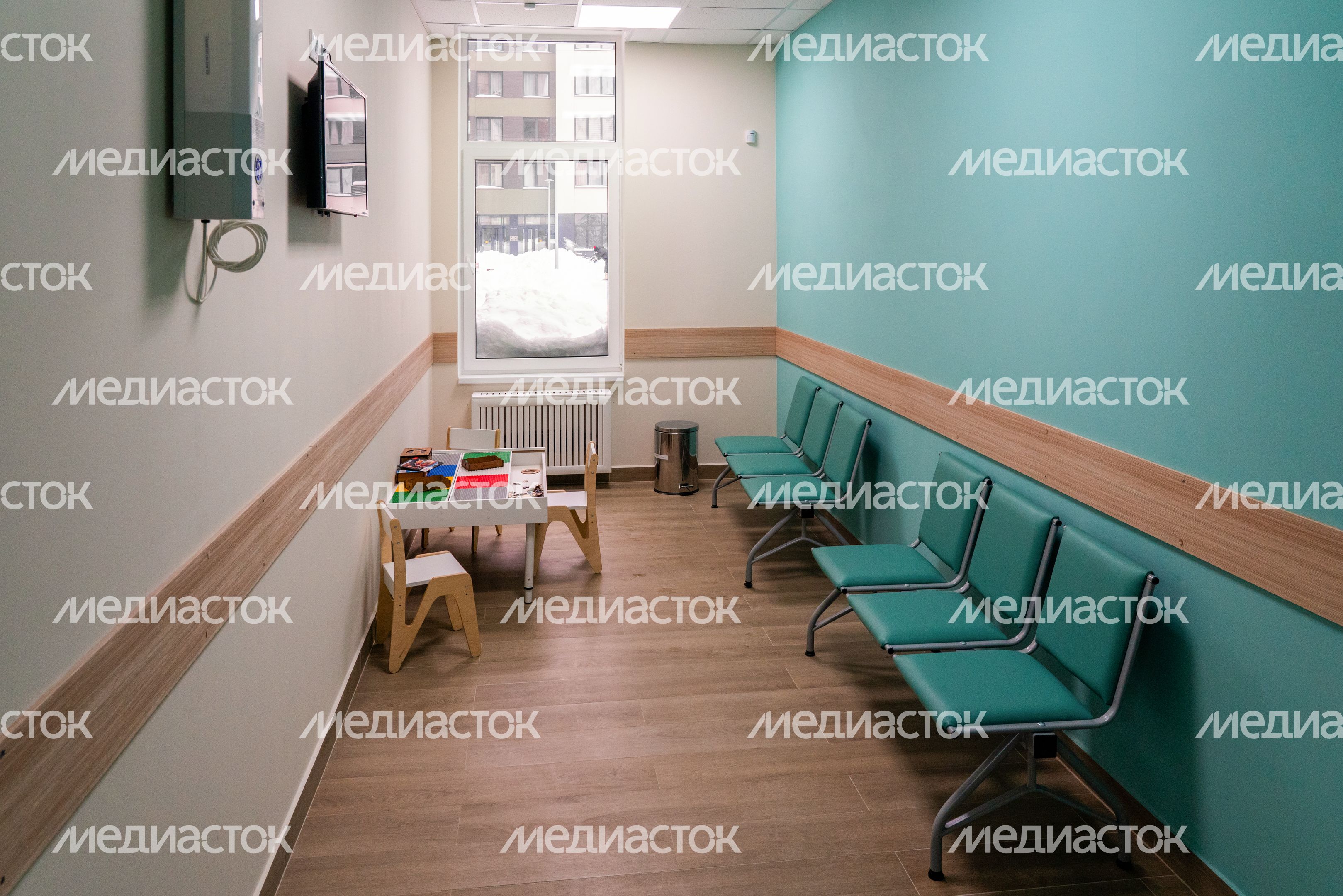 Новая детская поликлиника в ЖК «Бригантина» в Долгопрудном