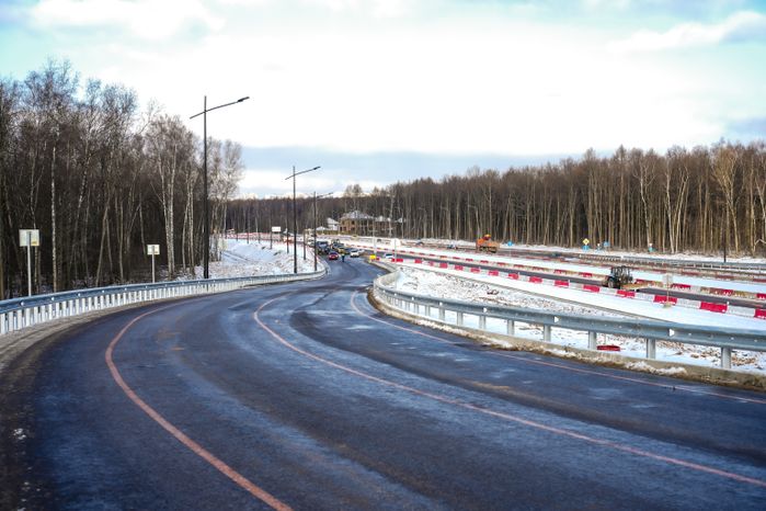 Первый участок Южно-Лыткаринской автомагистрали открыли в Ленинском округе