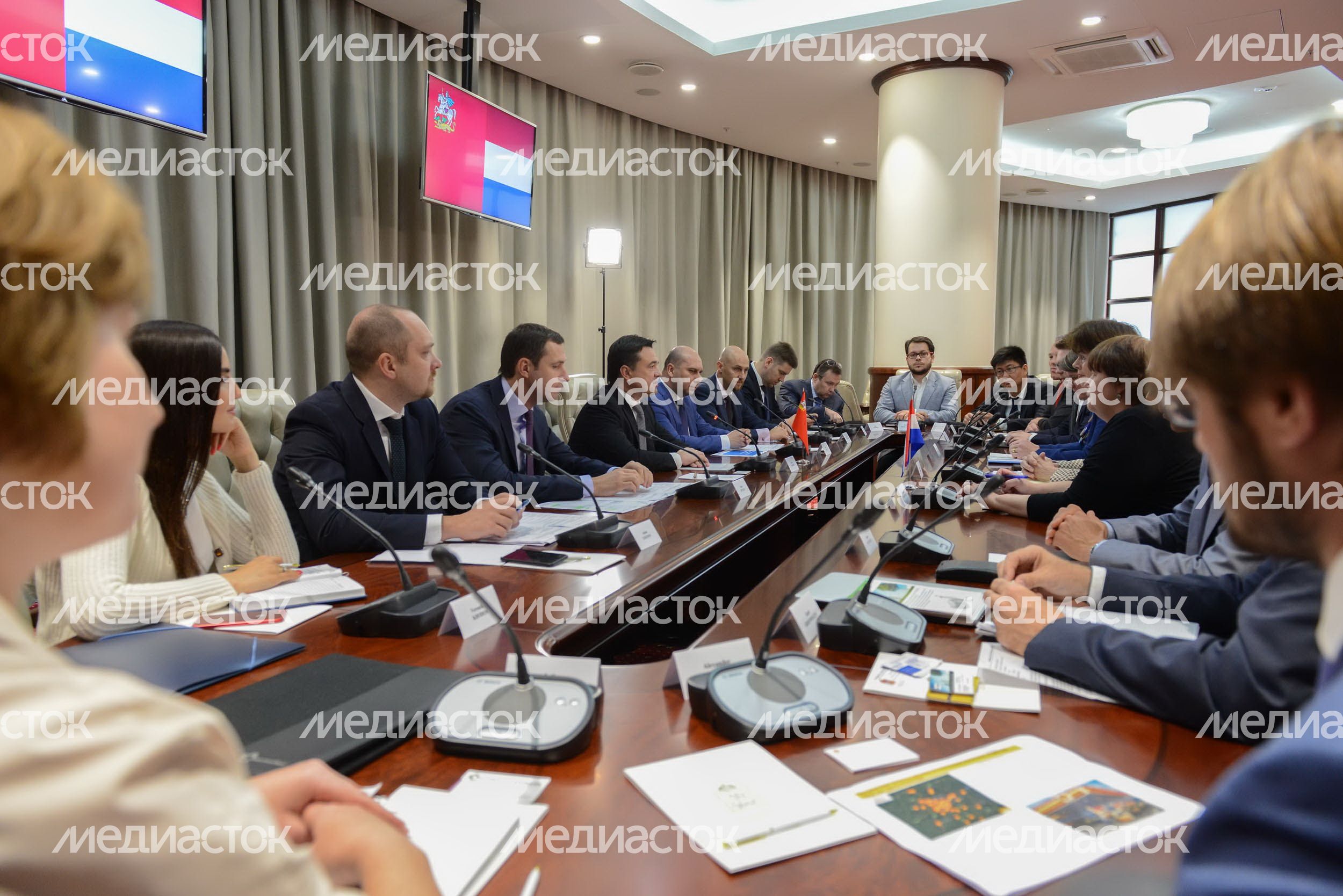 Губернатор Подмосковья провел встречу с послом Нидерландов в РФ