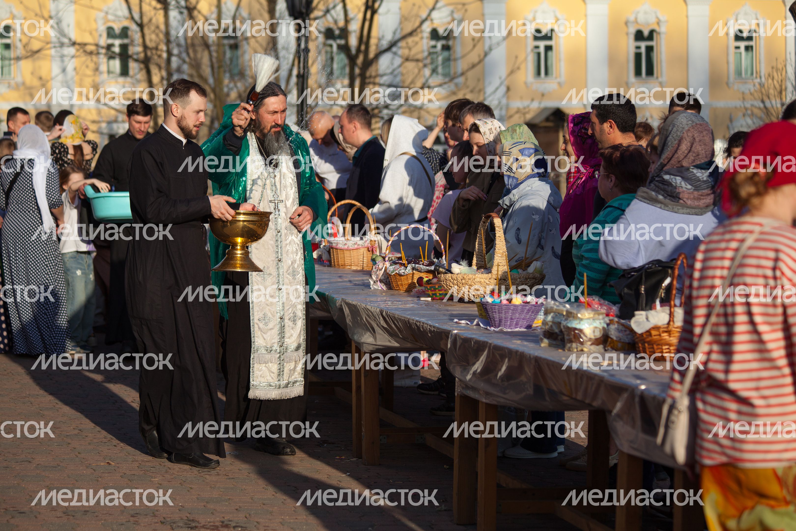 Пасха в Николо-Угрешском монастыре города Дзержинский