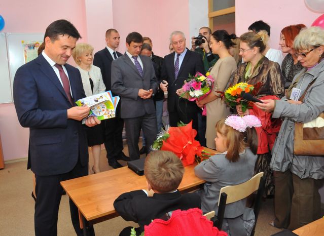 А.Ю. Воробьев в Дубровицкой школе