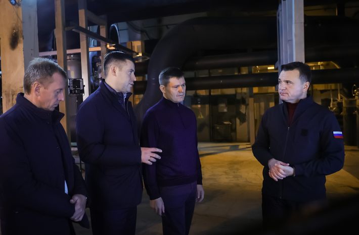 Андрей Воробьев посетил котельную в подольском микрорайоне Климовск