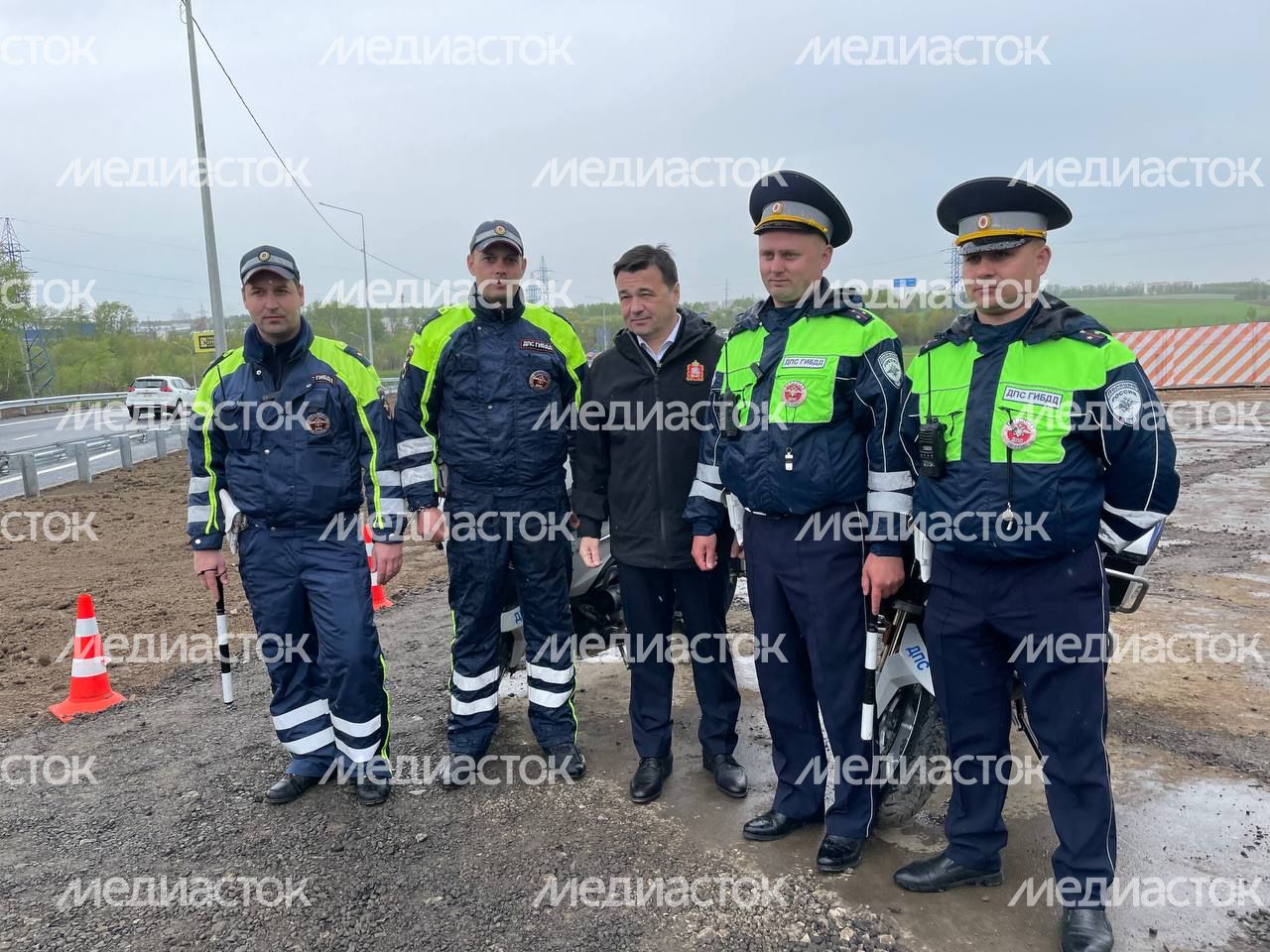 Общение Губернатора Подмосковья с сотрудниками ГИБДД