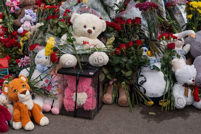 Мемориал памяти погибших в «Крокус Сити Холле» в Красногорске