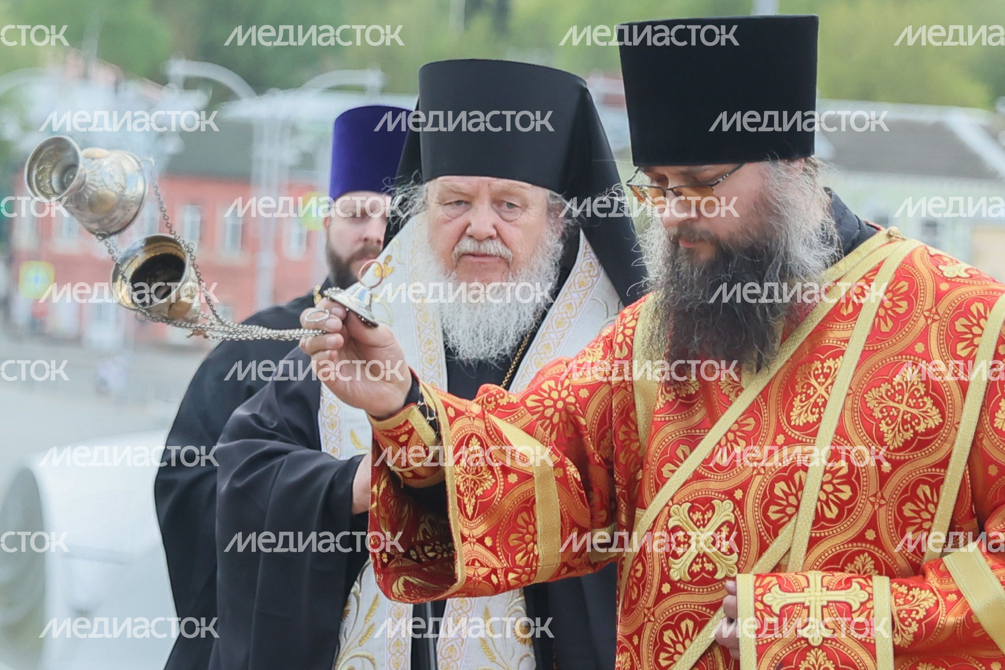 Открытие памятника митрополиту Волоколамскому и Юрьевскому Питириму