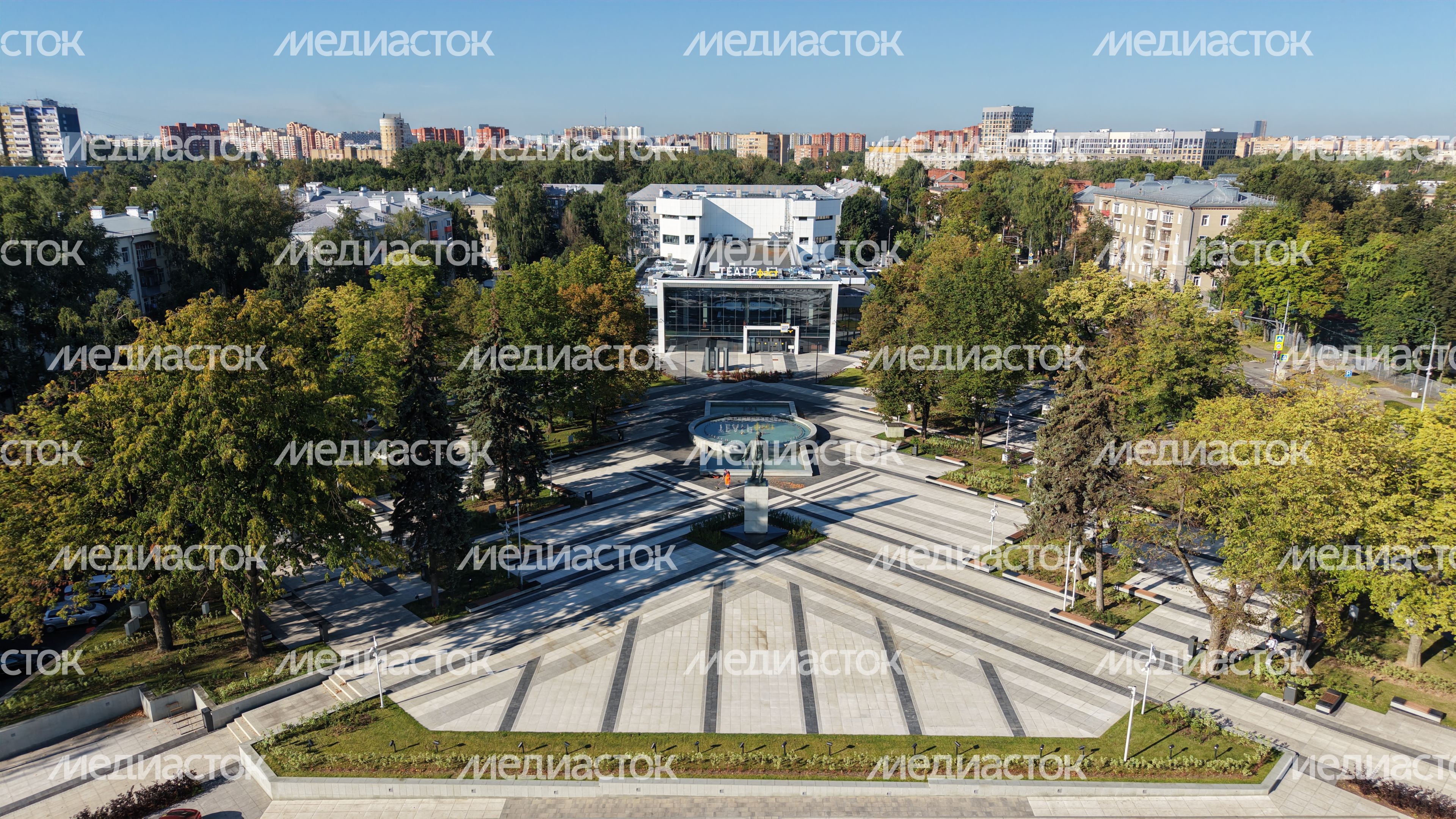 Благоустройство площади Мира в Мытищах