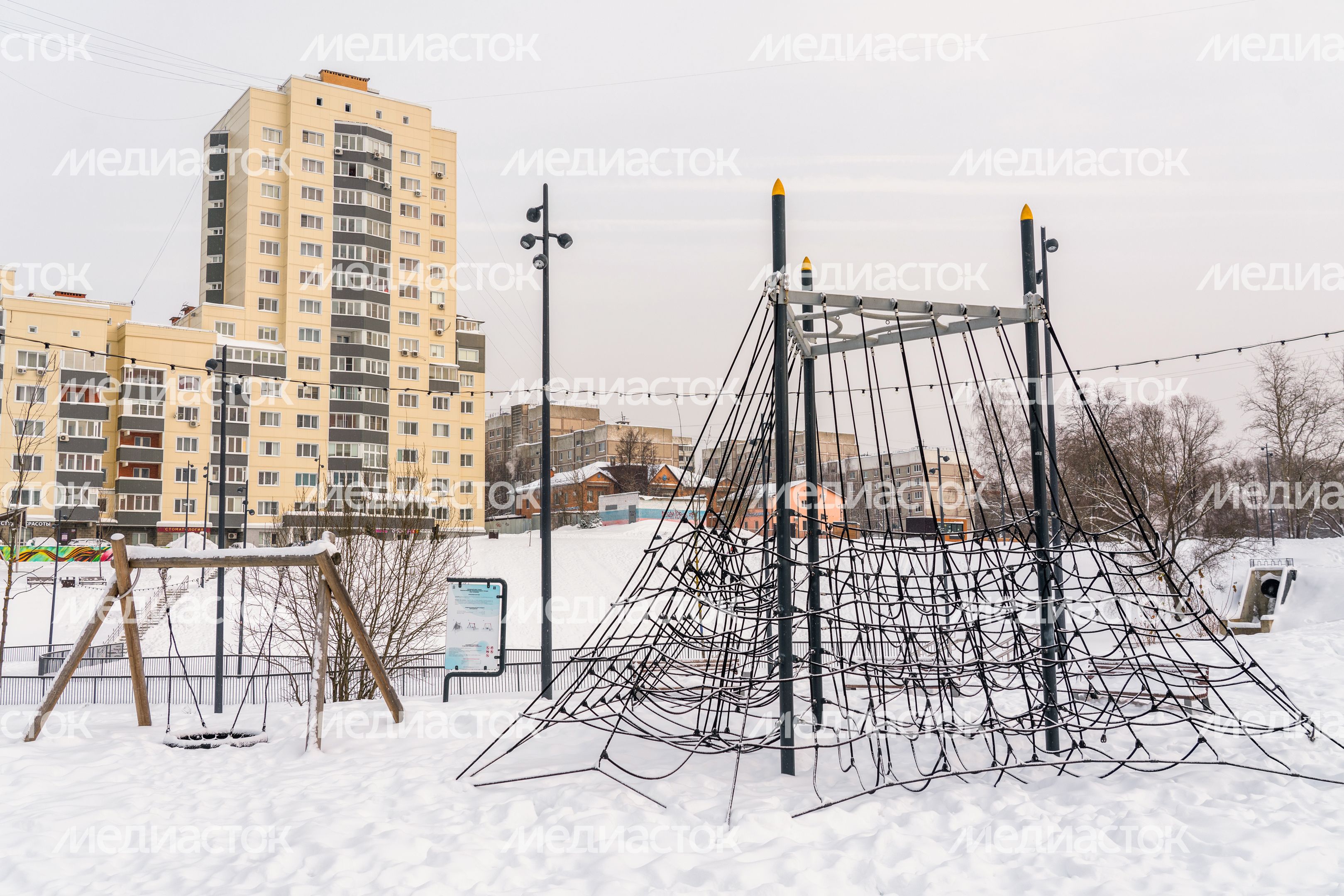 Набережная реки Теребенки в Чехове