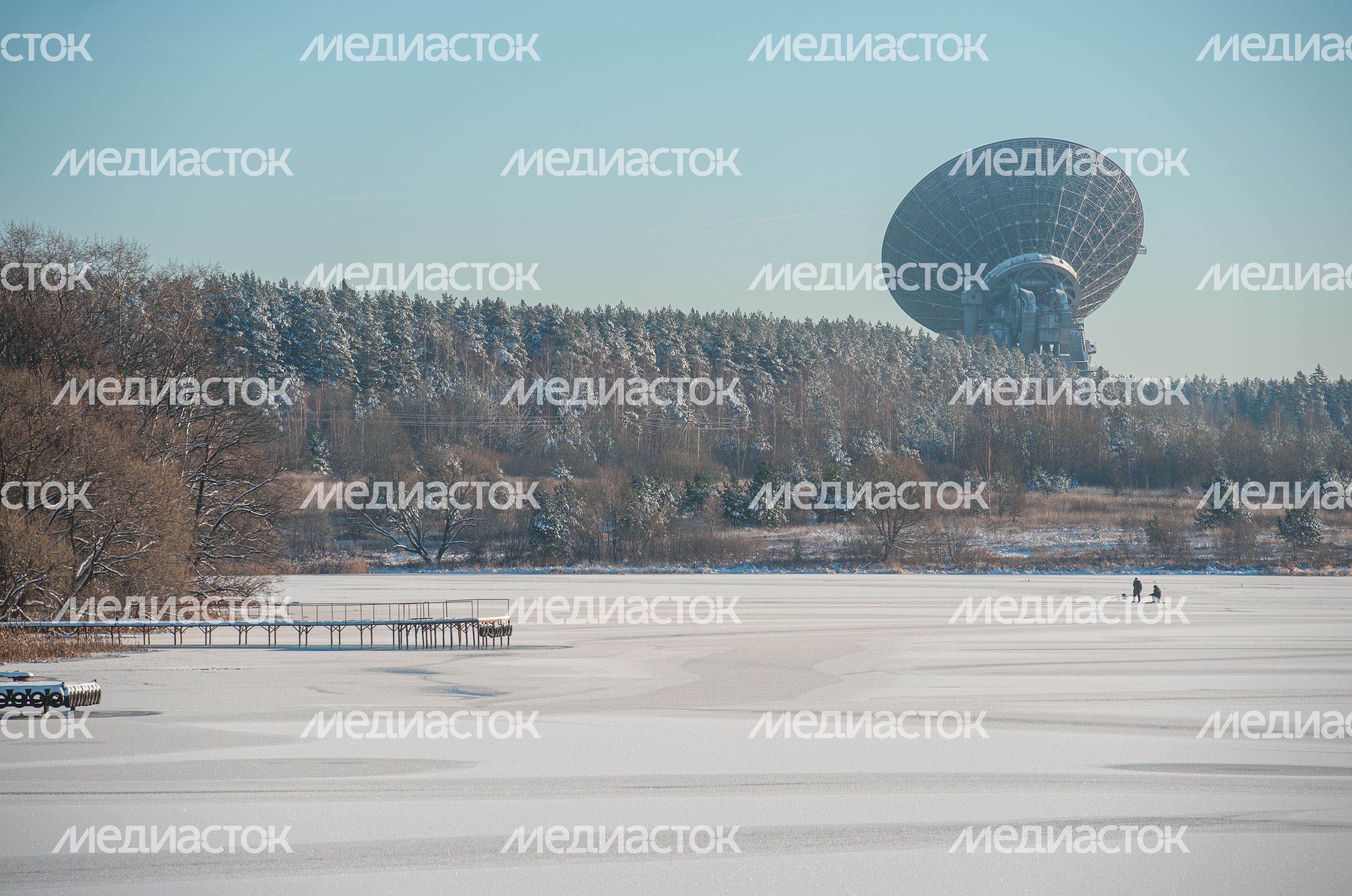 Зимние виды города Калязин