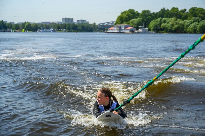 Чемпионат Московской области по серфингу на Пироговском водохранилище в Долгопрудном