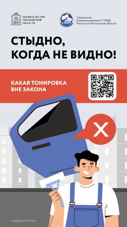Какая тонировка вне закона QR Вертикаль 01