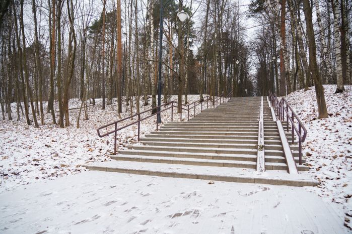 Люберцы. Томилинский лесопарк. Зима