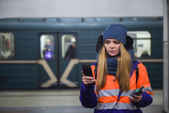 Проверка воздуха в Московском метрополитене