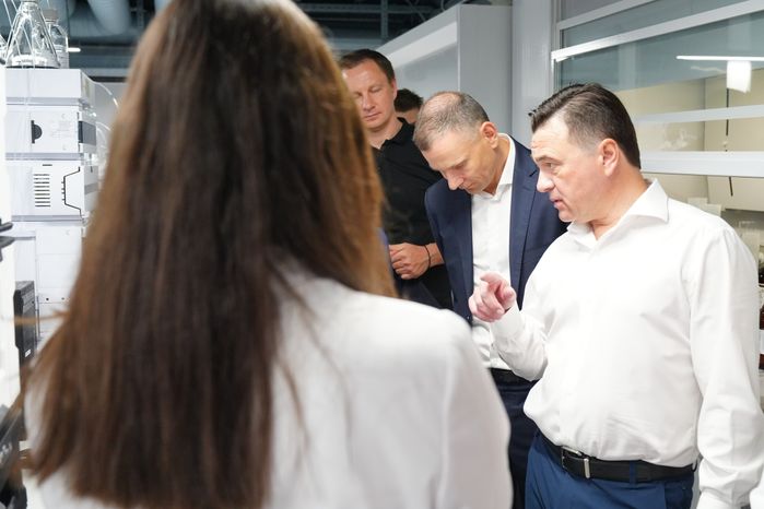 Губернатору представили проект развития R&D-Центра фармкомпании «Биннофарм Групп» в Красногорске