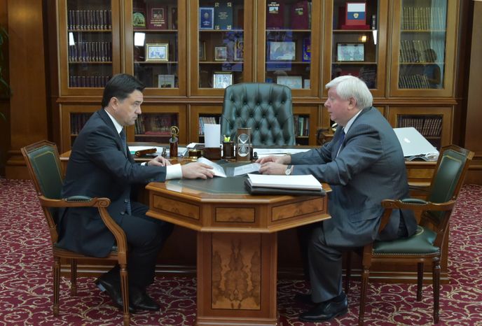 А. Воробьев встретился с главой Красногорского района