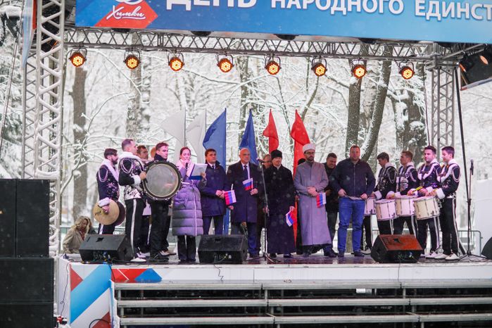 День народного единства в парке имени Л.Н. Толстого в Химках