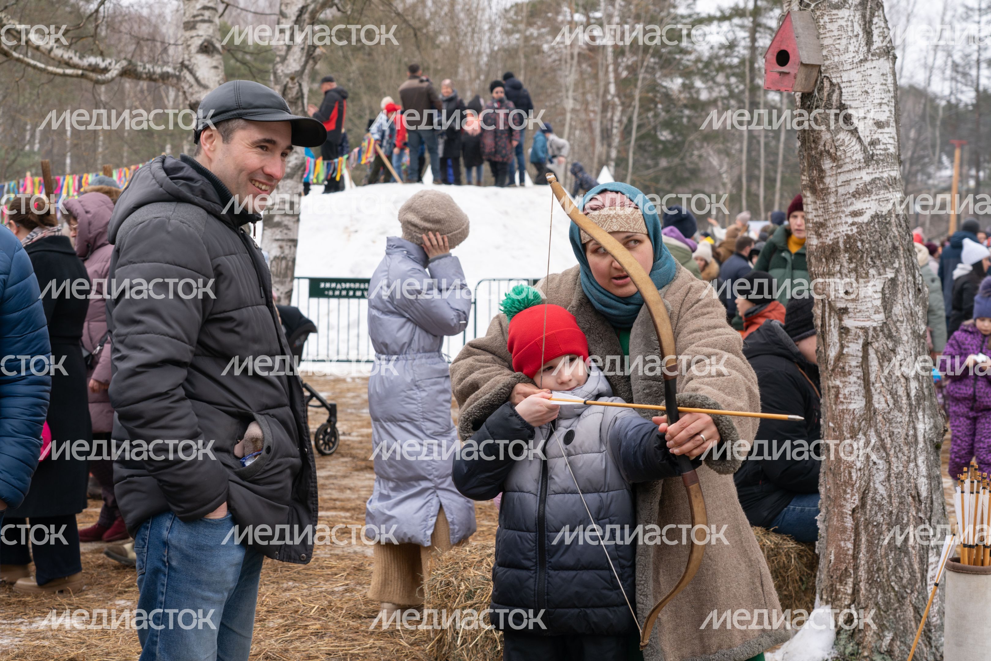 Масленица в парке "Захарово". Одинцовский округ