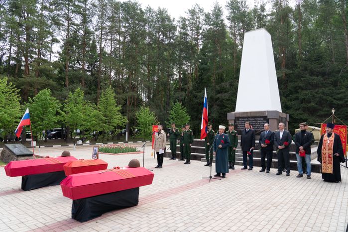 Мемориал латышской дивизии. Перезахоронение бойцов ВОВ
