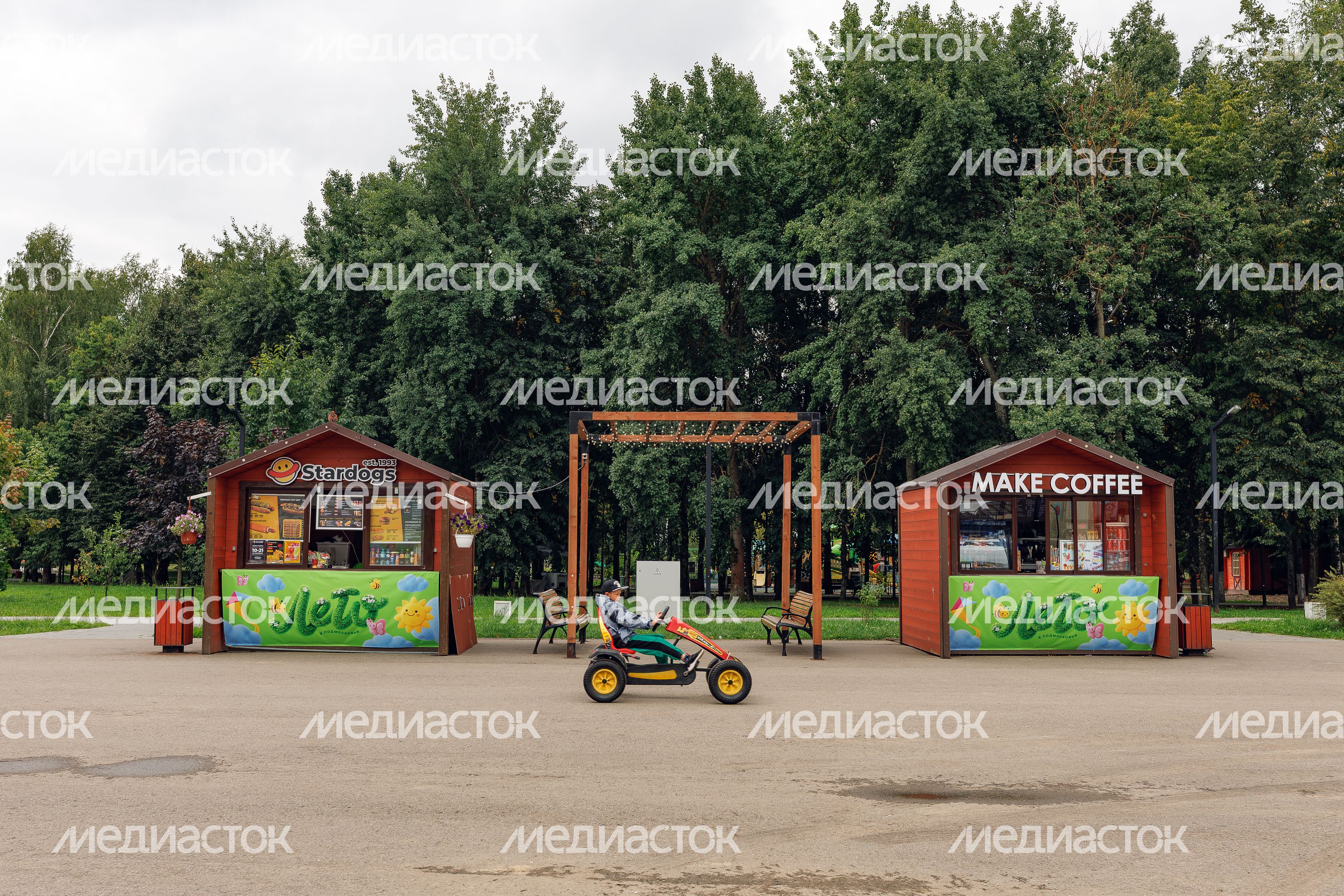 Центральный парк культуры и отдыха Долгопрудного летом (Городской парк) Центральный парк культуры и отдыха Долгопрудного летом (Городской парк)