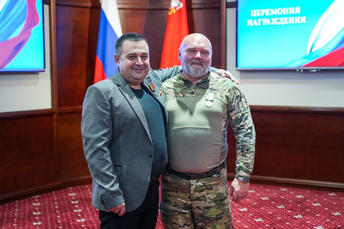 Награждение бойцов подразделений БАРС