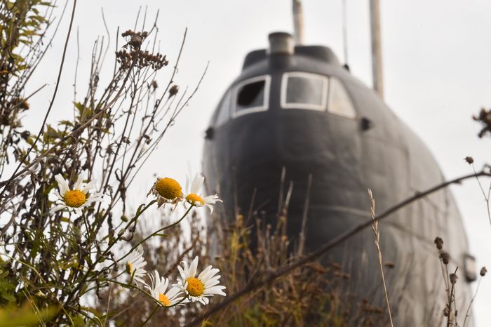 Памятник подводной лодке К-19 и виды села Никульское