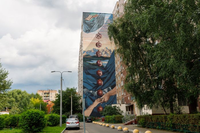 Муралы в Железнодорожном, Балашиха