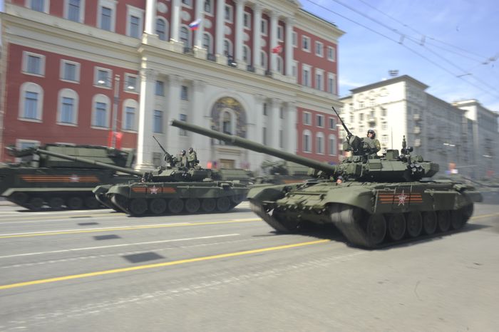 Парад Победы на Красной площади в Москве
