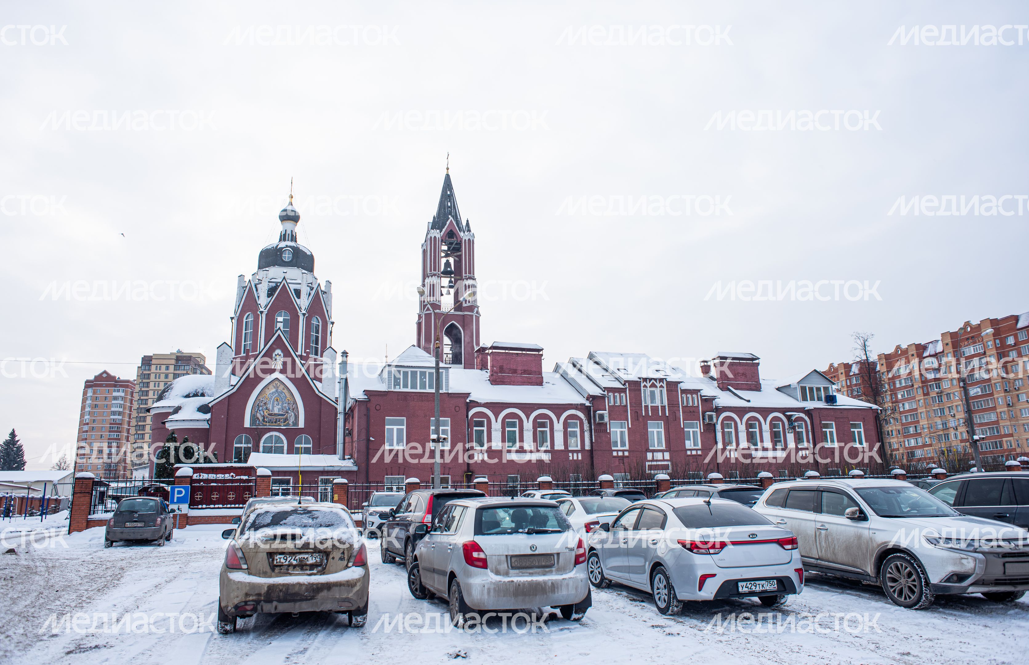 Зимние виды города Щелково