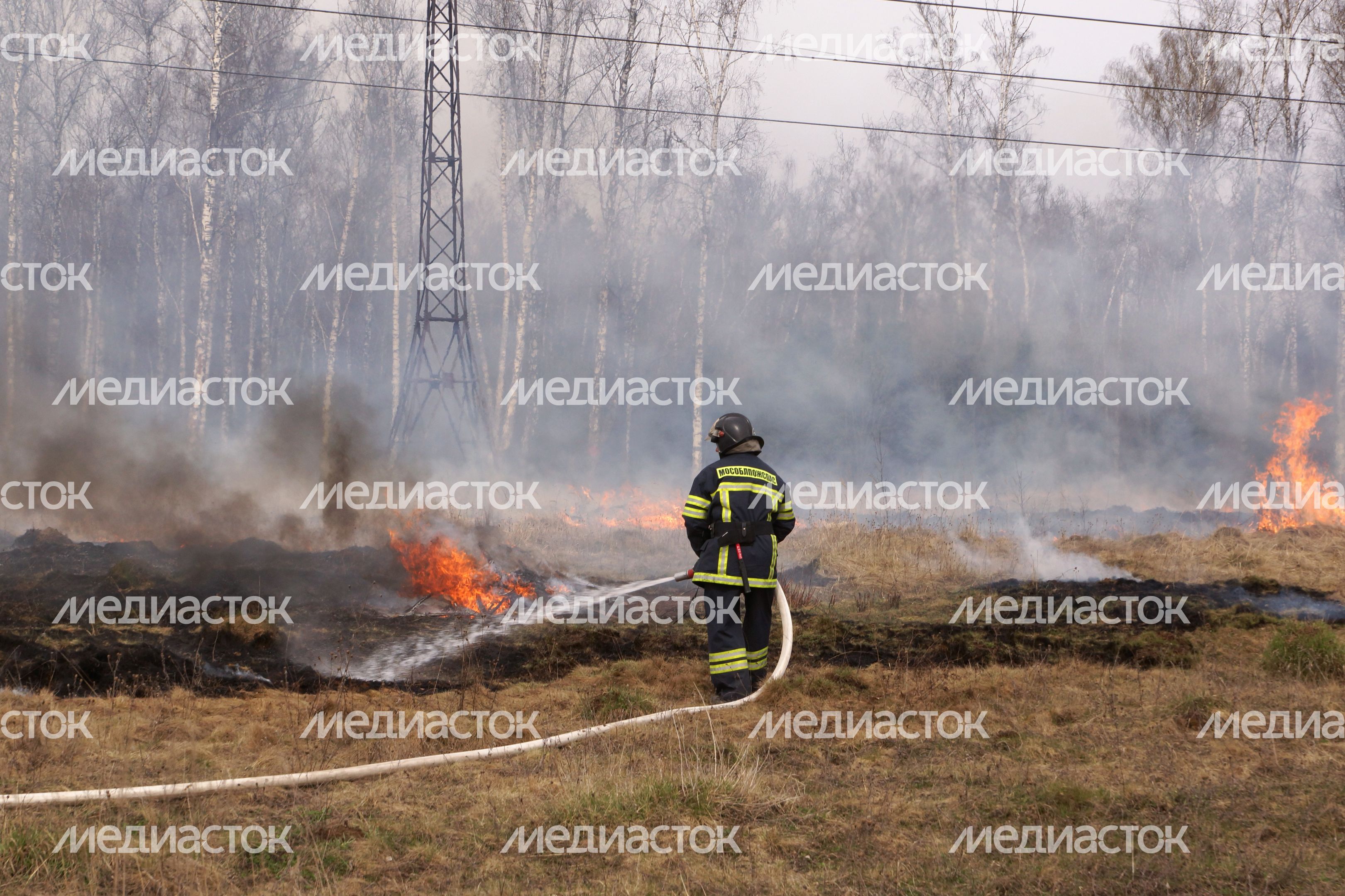Пожарно-тактические межведомственные учения в Подольске