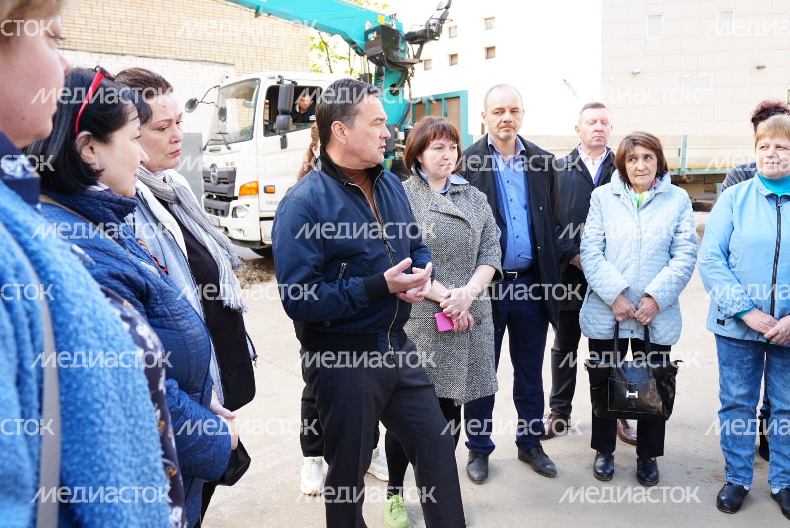 Проверка губернатором ремонта теплосетей в Химках