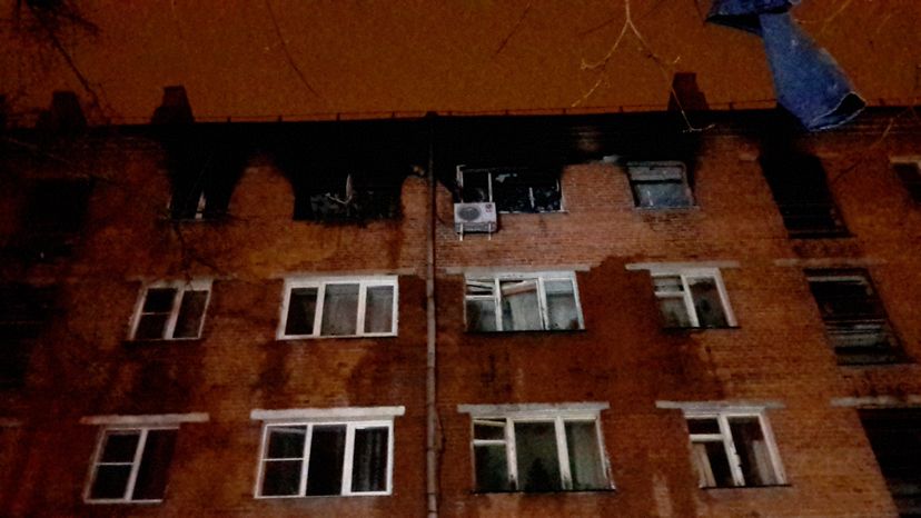 Взрыв бытового газа в жилом доме в Домодедово