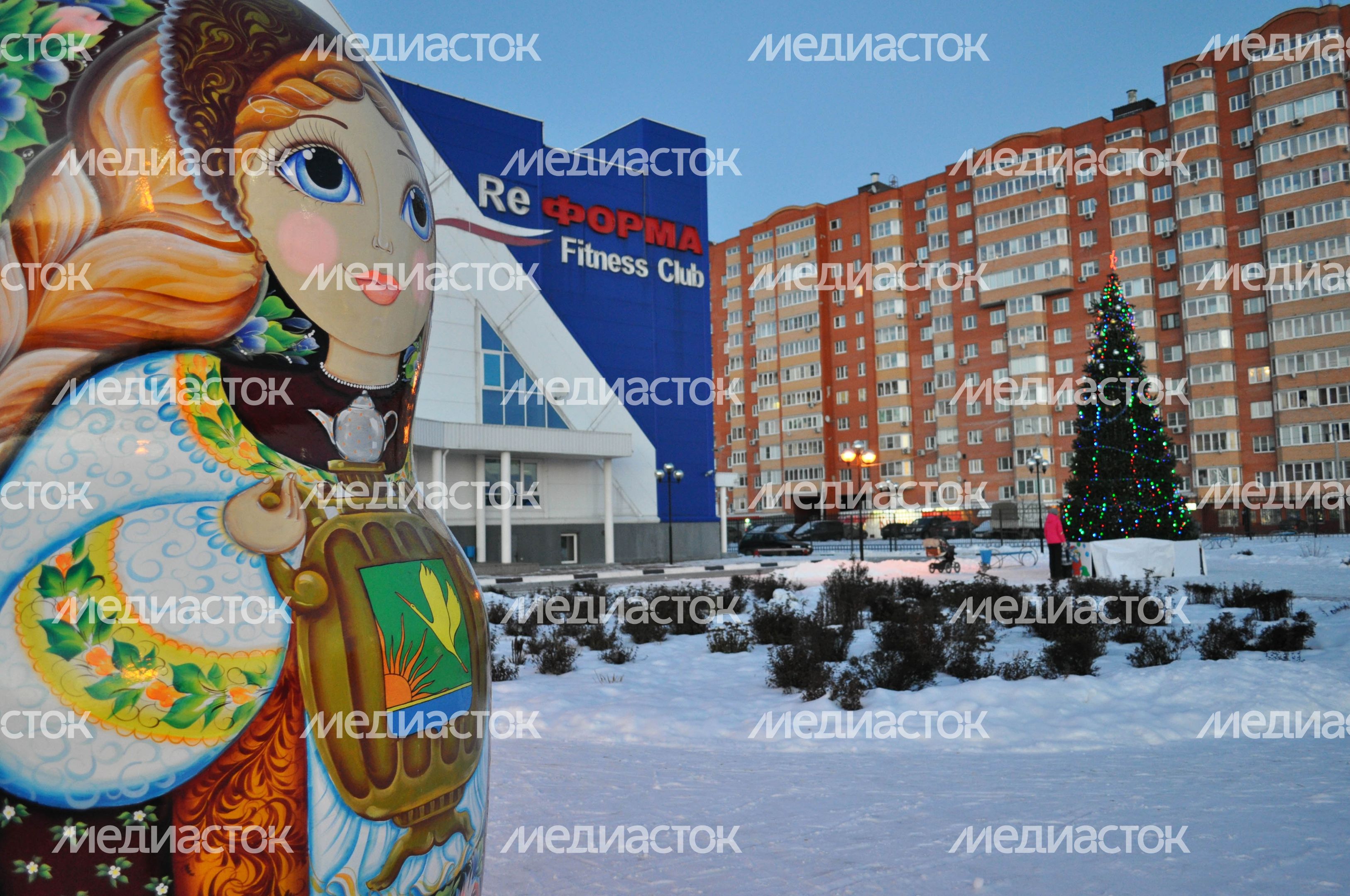 Новогодние декорации в Шатуре