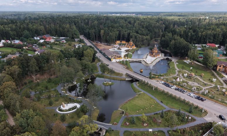 Благоустроенный парк "Сераксеево" в г.о. Серпухов