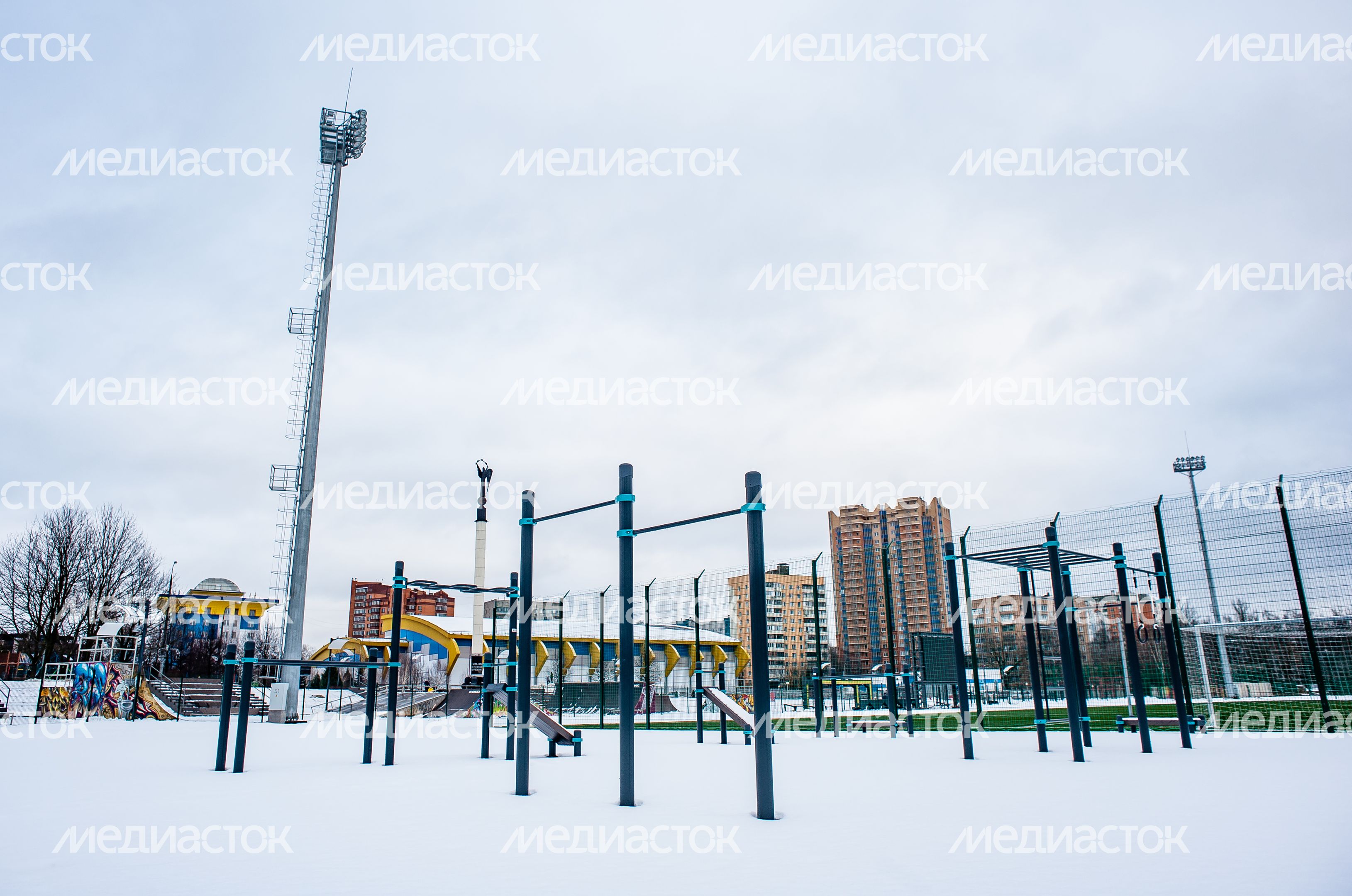 Зимние виды города Одинцово